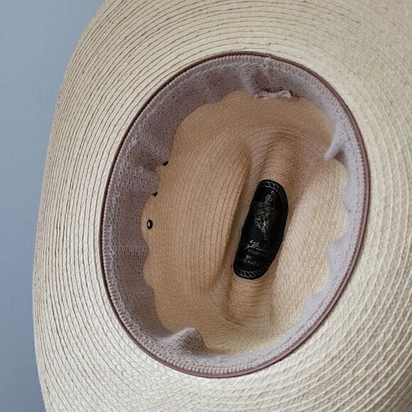 Larry Mahan's Collection Straw Cowboy Hat - Picture 8 of 10